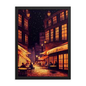 Night in Paris Framed Poster