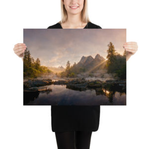 Early Sunrise in Yosemite Poster