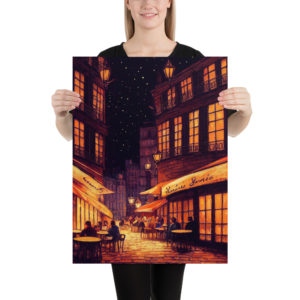 Night in Paris Poster